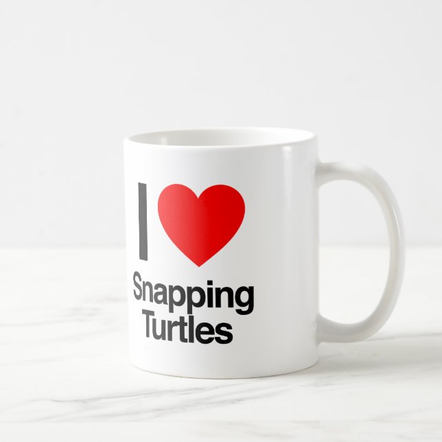 Taza De Café me encantan las tortugas parpadeantes (Derecha)
