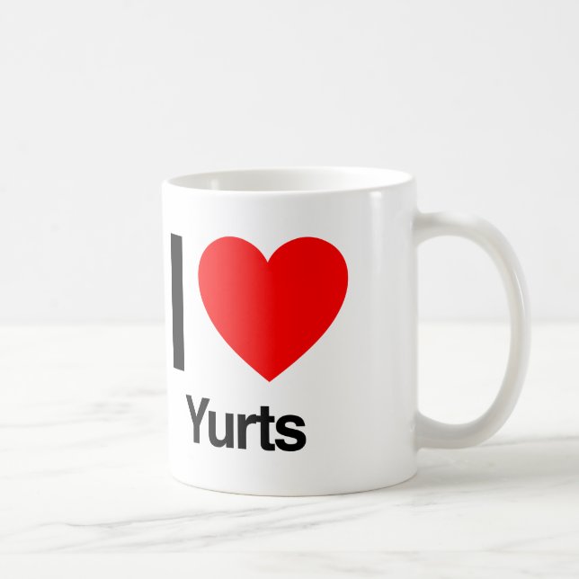 Taza De Café me encantan las yurtas (Derecha)