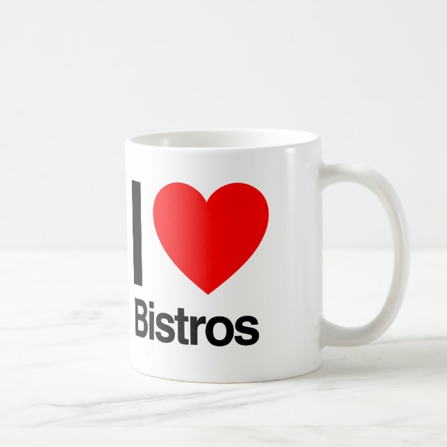 Taza De Café me encantan los bistros (Derecha)