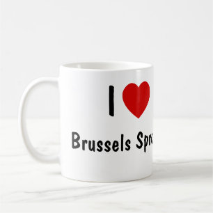 Taza De Café Me encantan los brotes de Bruselas