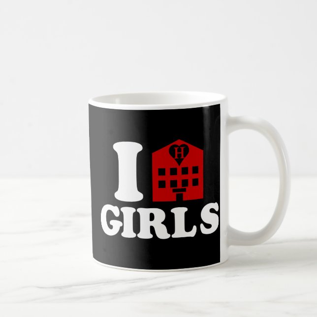 Taza De Café Me encantan los Chicas de los hoteles (Derecha)