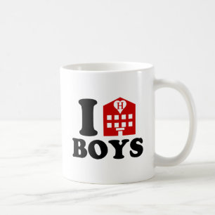 Taza De Café Me encantan los chicos del hotel