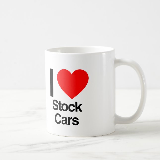 Taza De Café me encantan los coches de stock (Derecha)