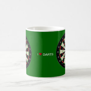 TAZA DE CAFÉ ME ENCANTAN LOS DARTS