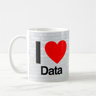 Taza De Café me encantan los datos