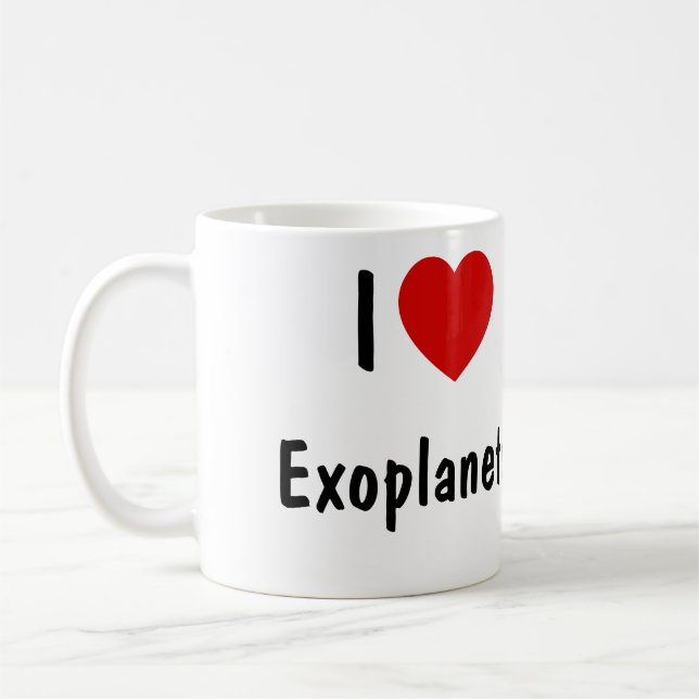 Taza De Café Me encantan los Exoplanetas (Izquierda)
