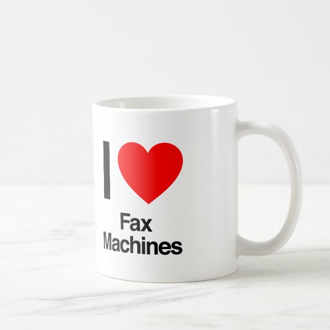 Taza De Café me encantan los faxes (Derecha)