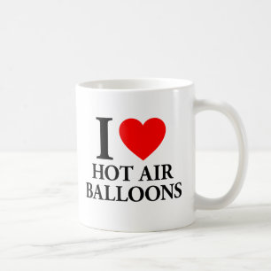 Taza De Café Me encantan los globos de aire caliente