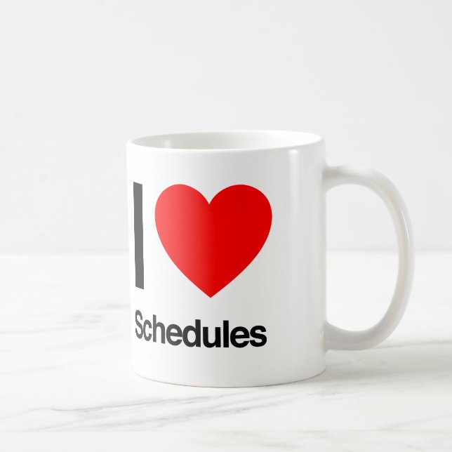 Taza De Café me encantan los horarios (Derecha)