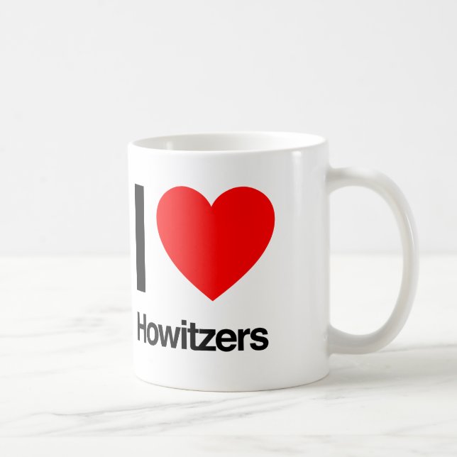 Taza De Café me encantan los howitzers (Derecha)