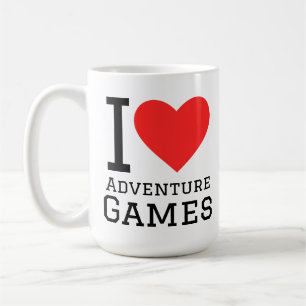 Taza De Café Me encantan los juegos de aventuras