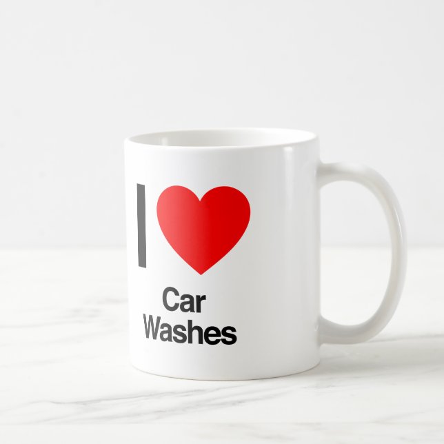 Taza De Café me encantan los lavados de coches (Derecha)