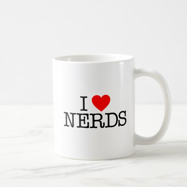 Taza De Café Me Encantan Los Nerds. (Derecha)