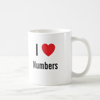 Taza De Café Me encantan los números