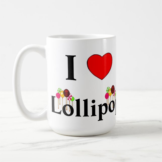 Taza De Café Me encantan los ollipops (Izquierda)