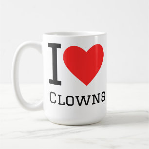Taza De Café Me encantan los payasos