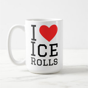 Taza De Café Me encantan los rollos de hielo