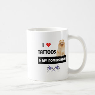 Taza De Café Me Encantan Los Tatuajes Y Mi Cuerpo De Papá Noel
