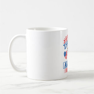Taza De Café Me encantan los Terriers de Yorkshire y los Estado