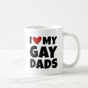 Taza De Café Me encantan mis dads gay