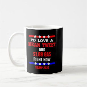 Taza De Café Me encantaría un tuit malo, anti Joe Biden Maga Re