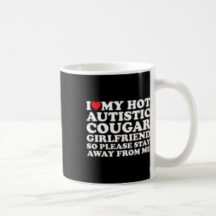 Taza De Café Me Encanto Mi Autismo Caliente Autista Cougar Girl