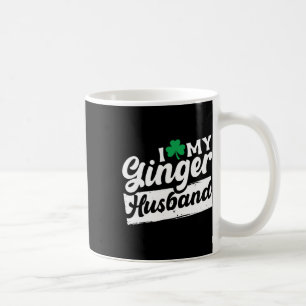 Taza De Café Me Encanto Mi Ginger Husbynd Redhead Shamrock St P