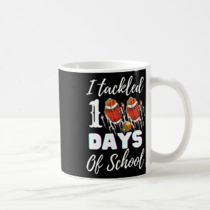 Taza De Café Me Enfrenté Al Cien Días De La Escuela