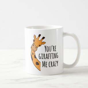 Taza De Café Me estás volviendo loco con las jirafas