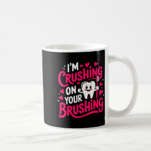 Taza De Café Me estoy enamorando de tu cepillado Divertido Día 