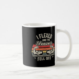 Taza De Café Me Flexé Y Las Mangas Se Caían De Los Músculos