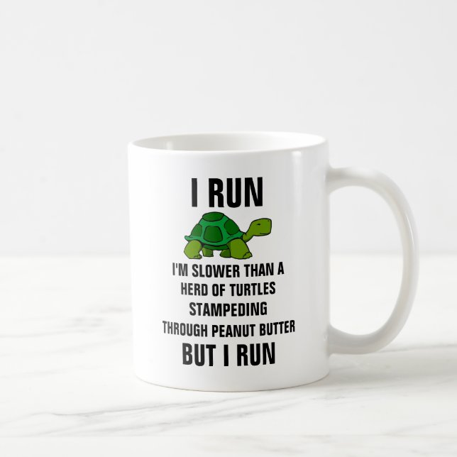 Taza De Café Me funciono con soy más lento que una manada del (Derecha)