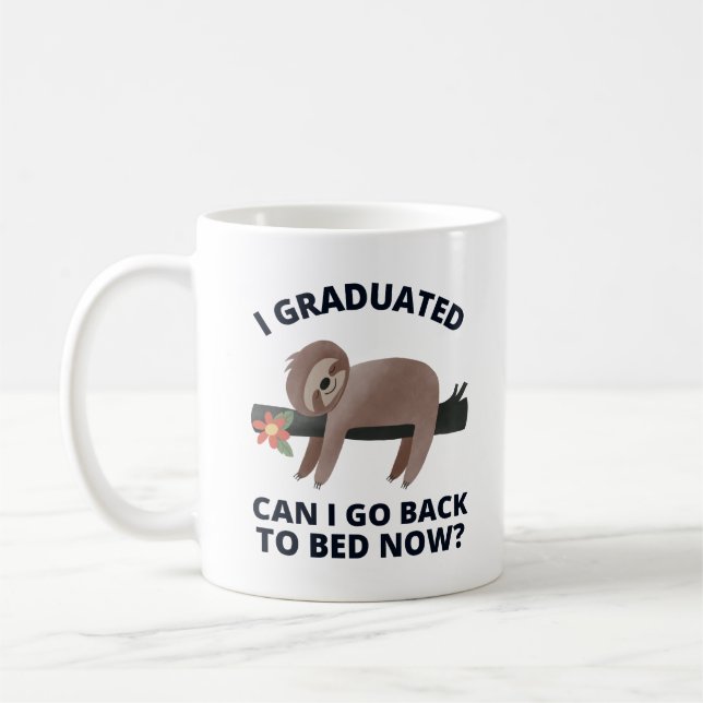 Taza De Café Me gradué, puedo volver a la cama ahora (Izquierda)