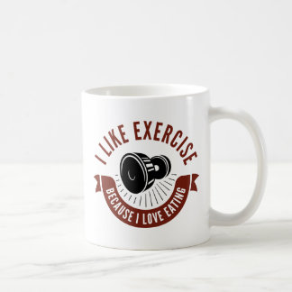Taza De Café Me gusta el ejercicio