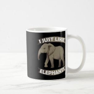 Taza De Café Me gusta el zoológico de los elefantes Circus Elep