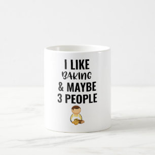 Taza De Café Me Gusta Hacer Bak Y Quizá 3 Personas