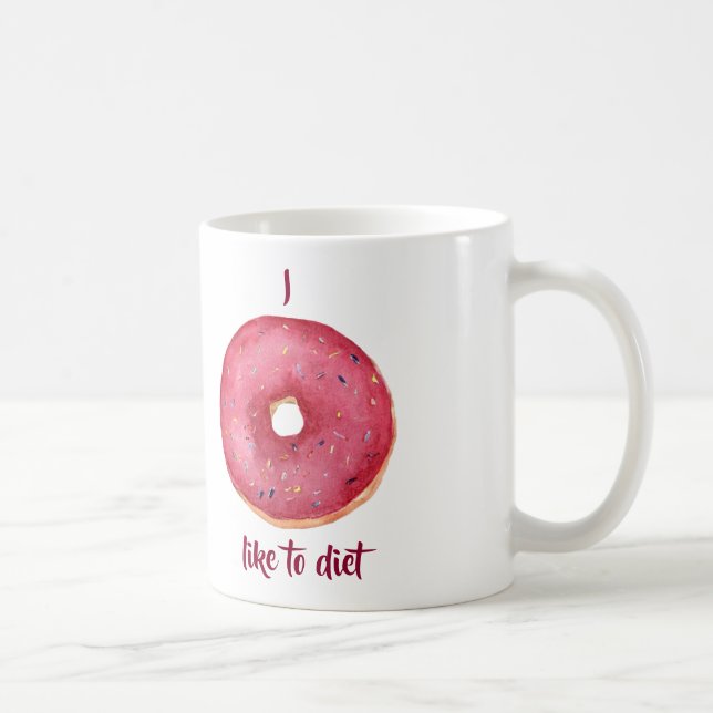 Taza De Café Me Gusta La Dieta (Derecha)