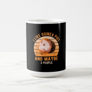 Taza De Café Me Gusta La Rueda De Los Cerdos De Guinea Cavy Lov