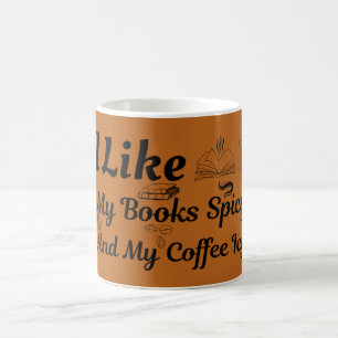 Taza De Café Me Gusta La Spicy De Mis Libros Y Mi Iceta Del Caf