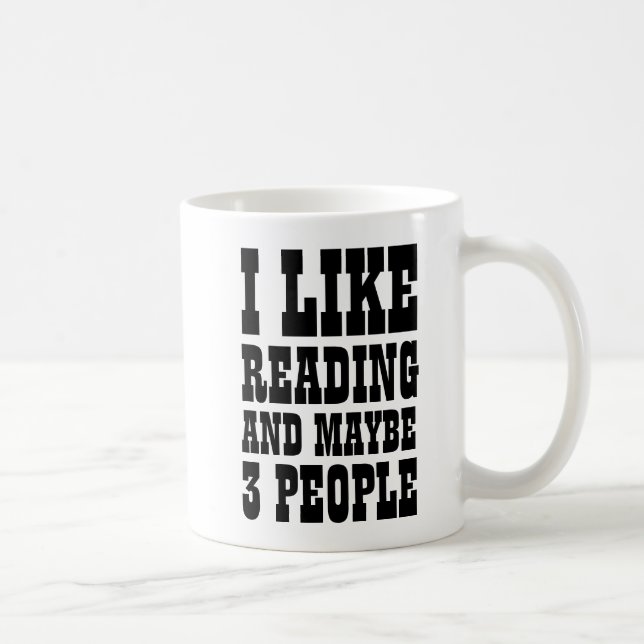 TAZA DE CAFÉ ME GUSTA LEER Y TAL VEZ 3 PERSONAS (Derecha)