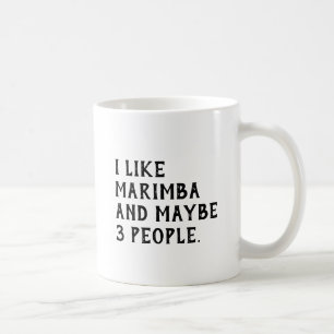 Taza De Café Me Gusta Marimba Funny