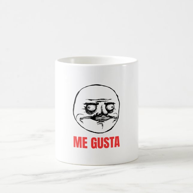 Taza De Café Me gusta meme (Centro)