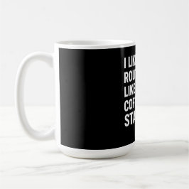Taza De Café Me Gusta Mi Enrutamiento Como Mi Café Estático