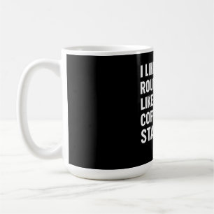 Taza De Café Me Gusta Mi Enrutamiento Como Mi Café Estático