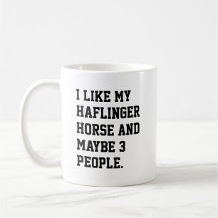 Taza De Café Me Gusta Mi Haflinger Dueño De Caballos Entrenador