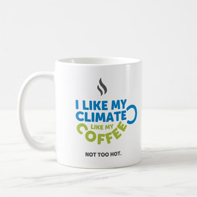 Taza De Café Me gusta mi peluca climática (Izquierda)