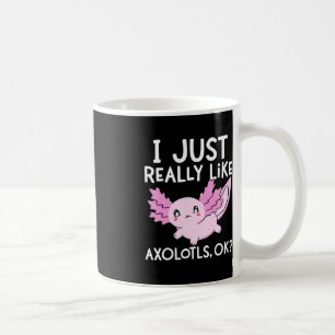Taza De Café Me Gusta Mucho Axolotls Ok Chica Boy Kawai