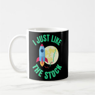 Taza De Café Me Gusta Que El Mercado De Valores Se Agarre A La 