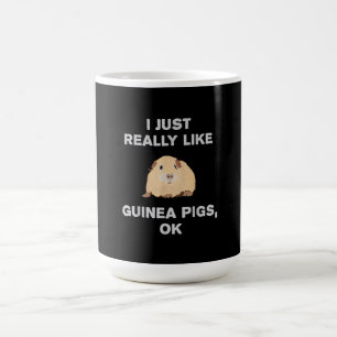 Taza De Café Me Gusta Realmente Que Los Cerdos De Guinea Ok Gra