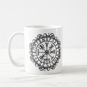 Taza De Café Me gusta Rune Compass Mug